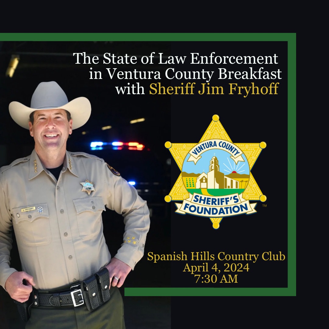 2024 State of Law Enforcement in Ventura County Breakfast with Sheriff Jim Fryhoff - Individual Ticket